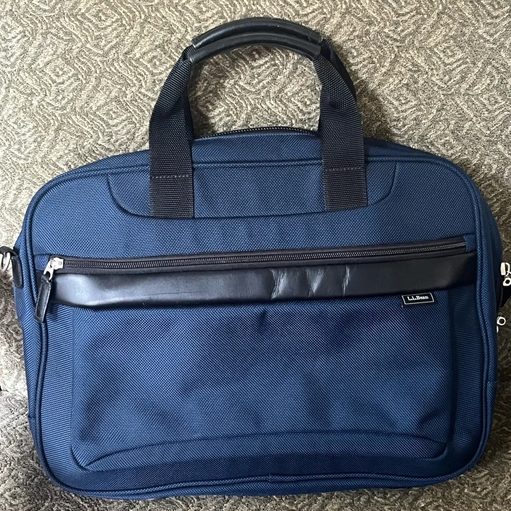 LL Bean Men's Blue Briefcase Bag/ Firm Price